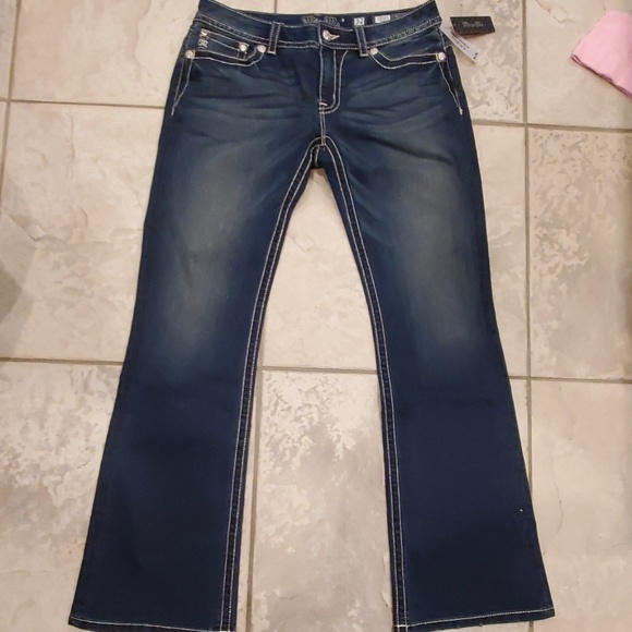 Dark blue bootcut Jean's - Picture 2 of 3